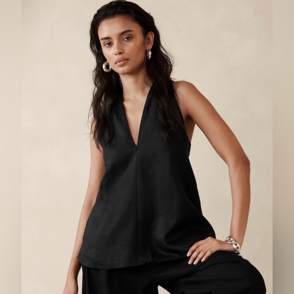 Banana Republic Pauline Linen Top